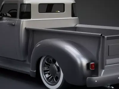 Chevrolet 1951 Custom Pickup 3D model