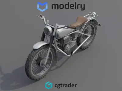 Trials Motorcycle 3D model purchase