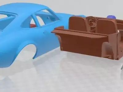 Opel GT 1968 Printable Car 3D print model