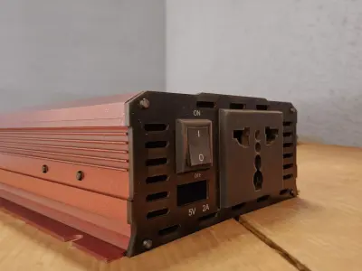 Solar Power Inverter Free low-poly 3D model