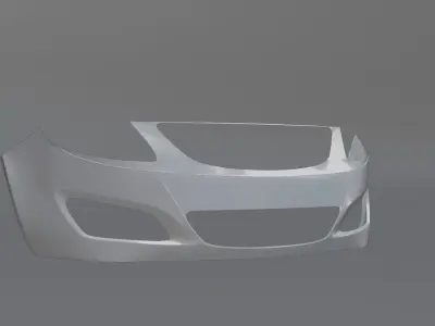 Hatchback Front Bumper 3D model