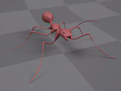 Highpoly Ant Sculpt 3D model