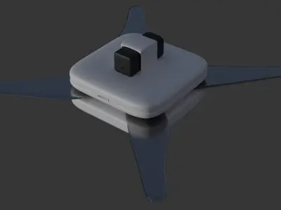 Drone remote control device 3D model