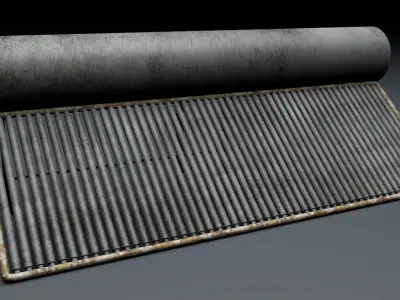 Solar Water Heater 3D model purchase