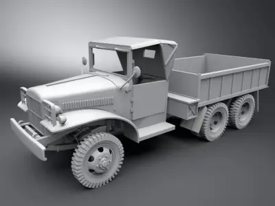 IH M5H6 Truck scale model  3D print model