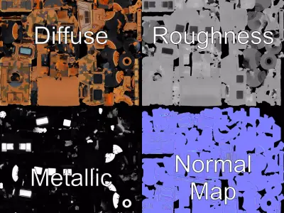 Camouflage Armored Vehicle model pack Low-poly 3D model buy