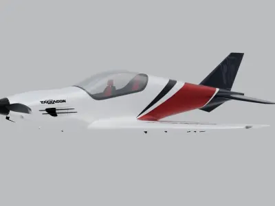 Airplane Pelegrin Tarragon 3D model