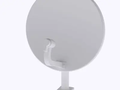 HO satellite dish home train model  3D print model