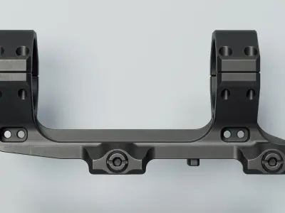 AUS Mount - 34mm - 1-54 - Replica Low-poly 3D model