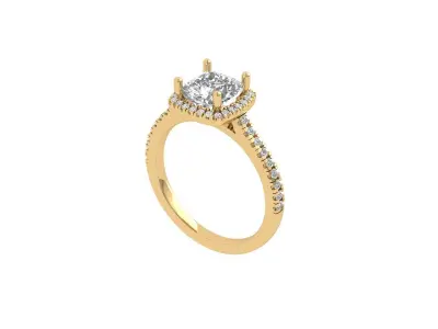 Cushion Ring 3D print model 14