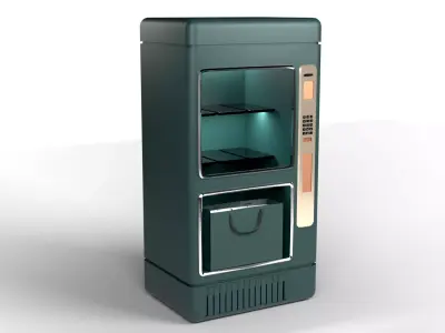 Vending Machine 3D Model  Snack  Drink Dispenser Asset Low-poly 3D model