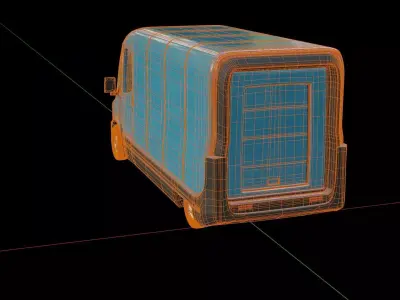 Amazon Rivian EDV 3D model
