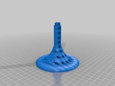 Checked Gingham 2 Part Picnic Parisian Goblet Free 3D print model