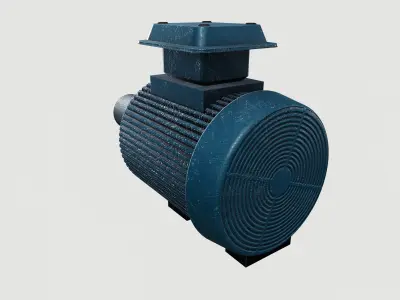 Motor Low-poly 3D model purchase