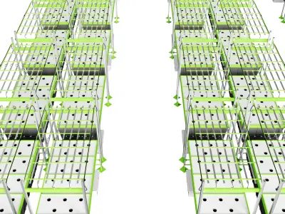 MODULAR AEROPONIC PLATFORM 3D model