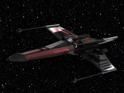 STAR WARS X - WING 3D print model