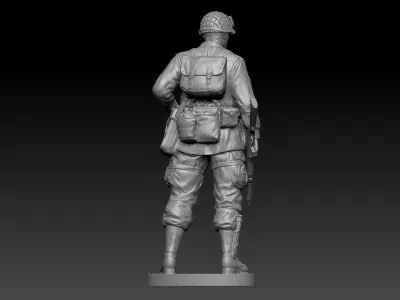 Soldier ready to 3d print 3D model