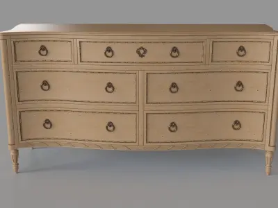 Haley Dresser 3D model