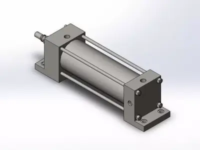 Hydraulic Cylinder 3D model