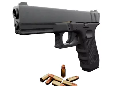 glock17 gen4 3D model
