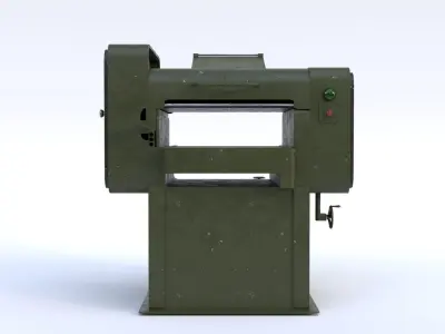 Thickness Planer Low-poly 3D model