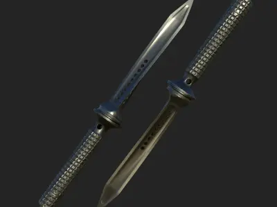 Jagdkommando Low-poly 3D model