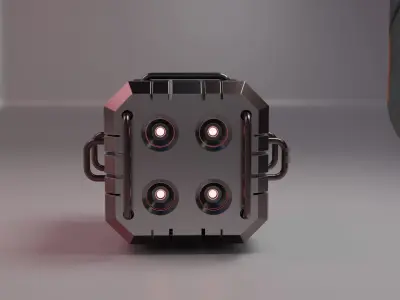 Sci-Fi Hard Surface 3D model Free 3D model