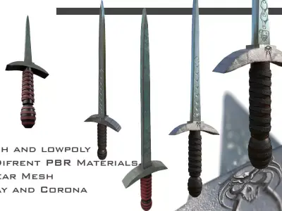 sword01 sword 3D model