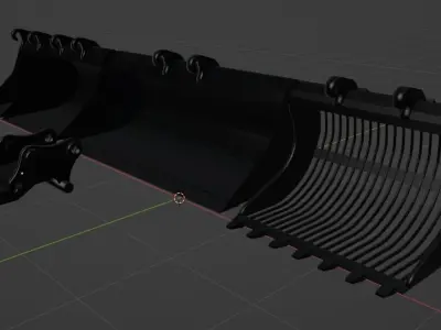 Attacher bucket pack CW 3D model