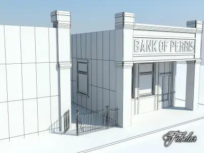 Building 12 Low-poly 3D model