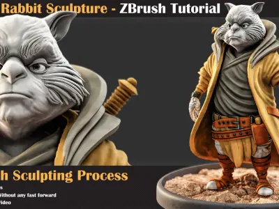 875 min Character ZBrush Modeling Tutorial   3D model