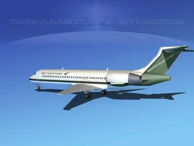 Boeing 717-200 Sierra Express 3D model