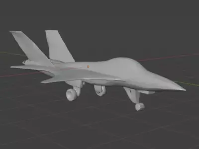 Fighter Jet Model 3D model