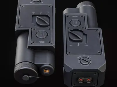 Laser Sight Low-poly 3D model