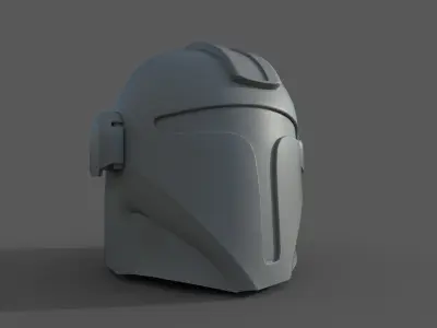Armor Helmet Low-poly 3D model