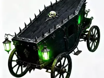 Fantasy Realms And Mythical War Machines Collection 3D Model Pack