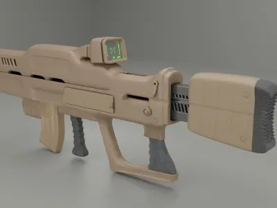 futur  weapon  3D model