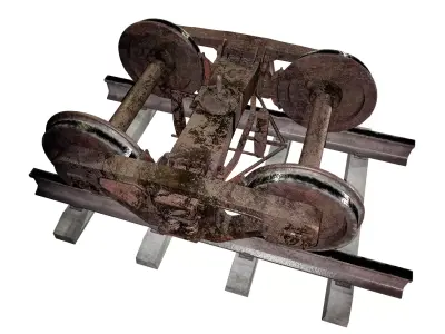 Train Wheel 3D model purchase