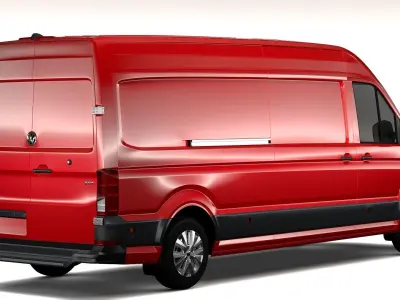 WV Crafter Van L3H2 2017 3D model