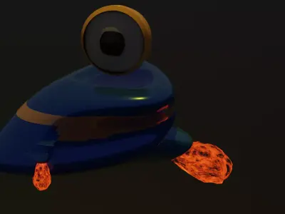 Robot Sint Low-poly 3D model