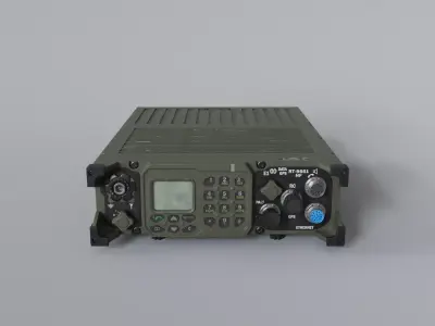 Military Radio - SubD Asset for Films and Games 3D model