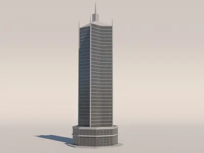 Skyscraper building  Free 3D model
