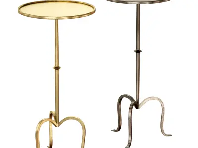 Hand-Forged Martini Table By Visual Comfort 3D model