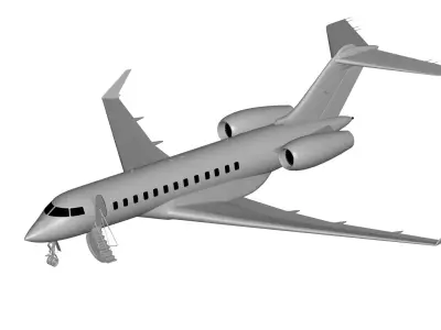 Bombardier Global Express 3D model purchase