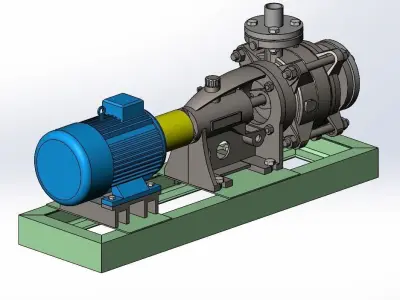 Pump In Line 3D model