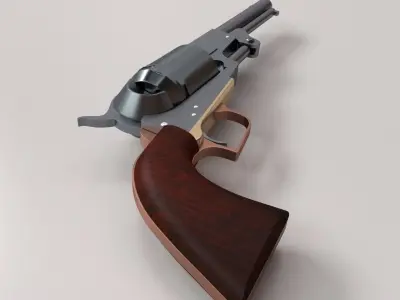 Colt Dragoon 1848 3D model