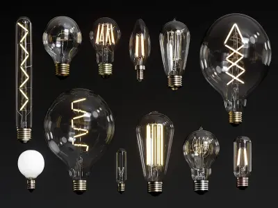 Bulbs Collection 3D model