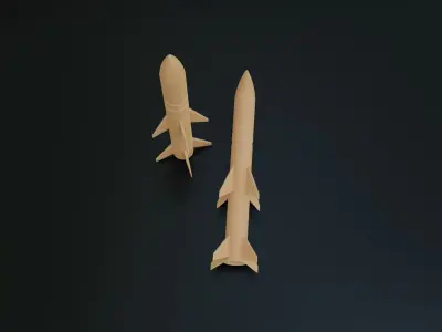 Air Defense Missile 3D print model