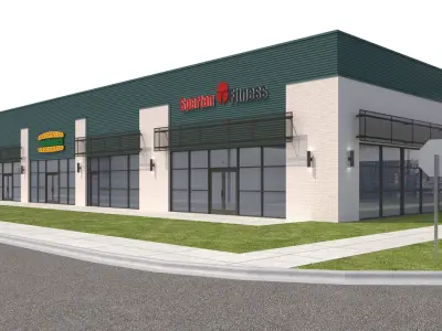 Retail-191 Retail Store 3D model