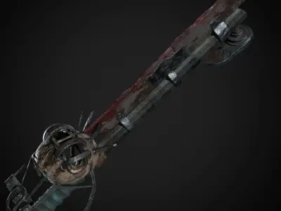 Post Apocalyptic Weapons - Saber Low-poly 3D model